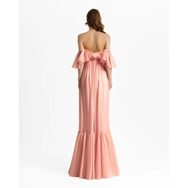 Gemy Maalouf Off-The-Shoulders Flowy Dress, view 3