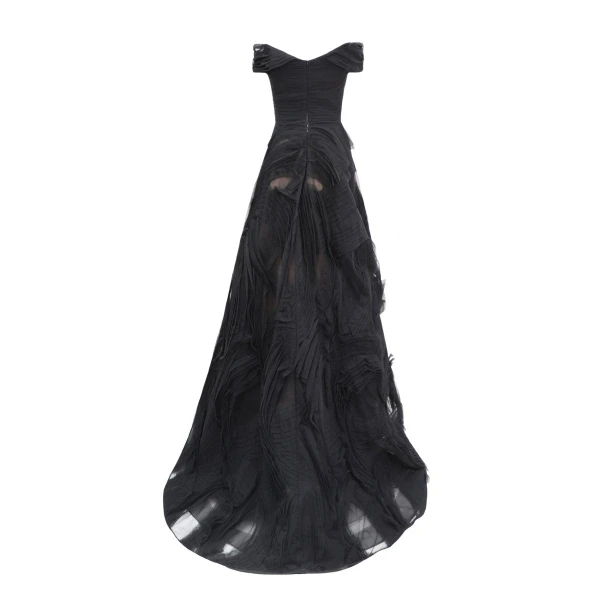 Gemy Maalouf Off-The-shoulders Tulle Gown, view 5