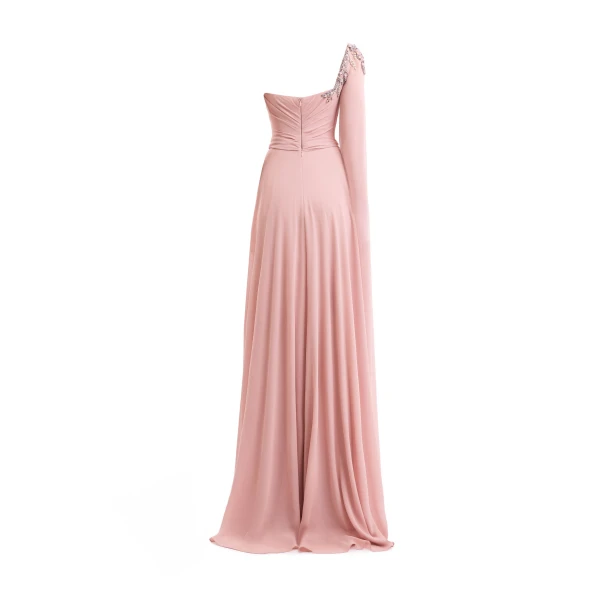 Gemy Maalouf One-Shoulder Draped Dress, view 6