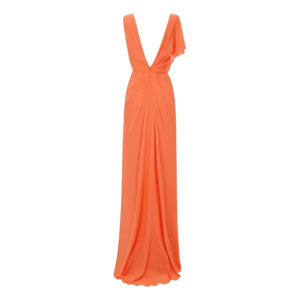 Gemy Maalouf Open V-Shaped Back Dress, view 5