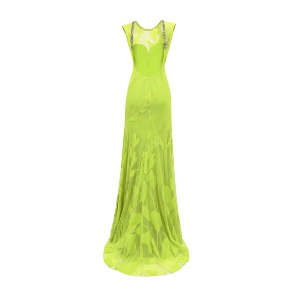 Gemy Maalouf Patterned Lace Dress, view 5