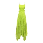 Gemy Maalouf Patterned Lace Midi Skirt Set