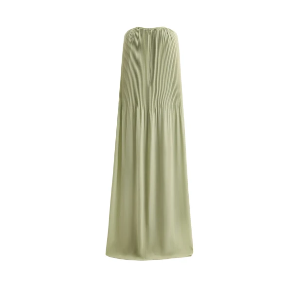 Gemy Maalouf Pleated Cape Dress, view 5