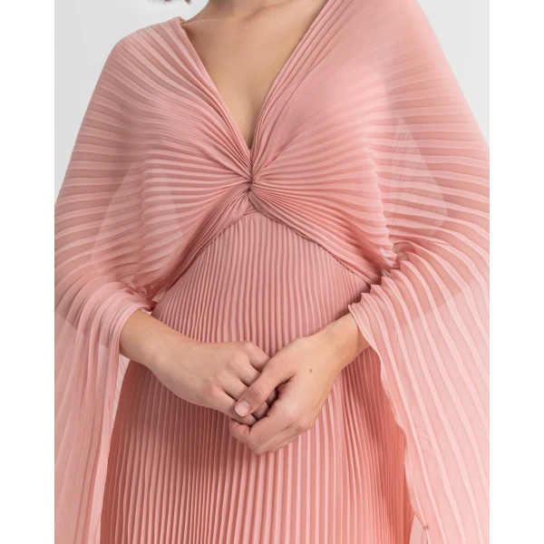Gemy Maalouf Pleated Chiffon Dress, view 4