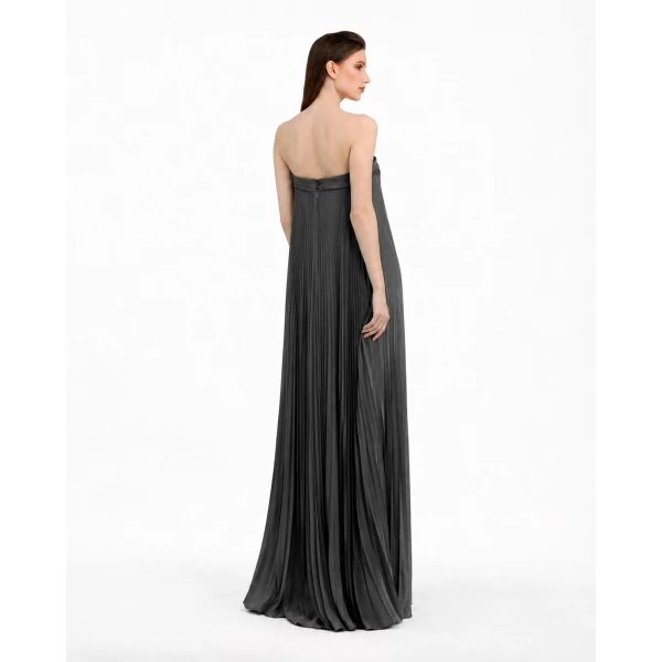 Gemy Maalouf Pleated Strapless Dress, view 3