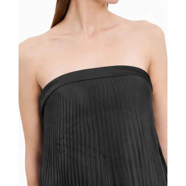 Gemy Maalouf Pleated Strapless Dress, view 4