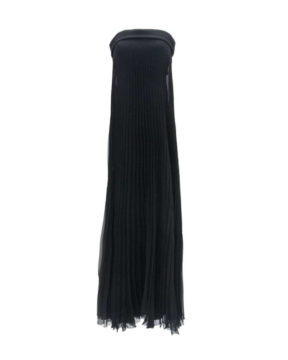 Gemy Maalouf Pleated Strapless Dress Gemy Maalouf Pleated Strapless Dress