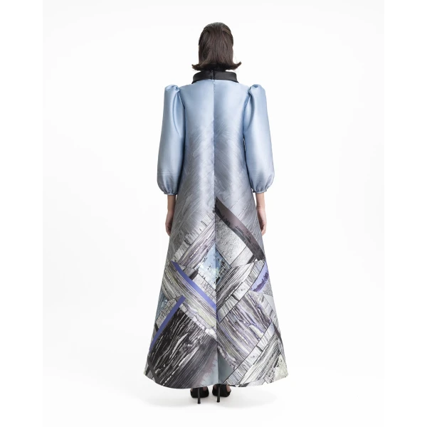 Gemy Maalouf Puffed 3/4 Sleeves Kaftan, view 3