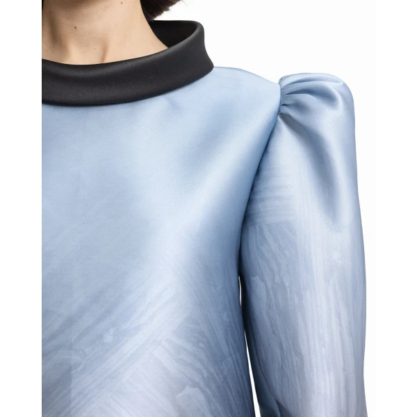 Gemy Maalouf Puffed 3/4 Sleeves Kaftan, view 4