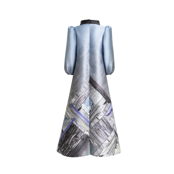 Gemy Maalouf Puffed 3/4 Sleeves Kaftan, view 5