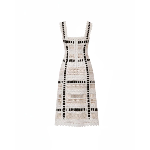 Gemy Maalouf Ribbon Detail Midi Dress, view 6