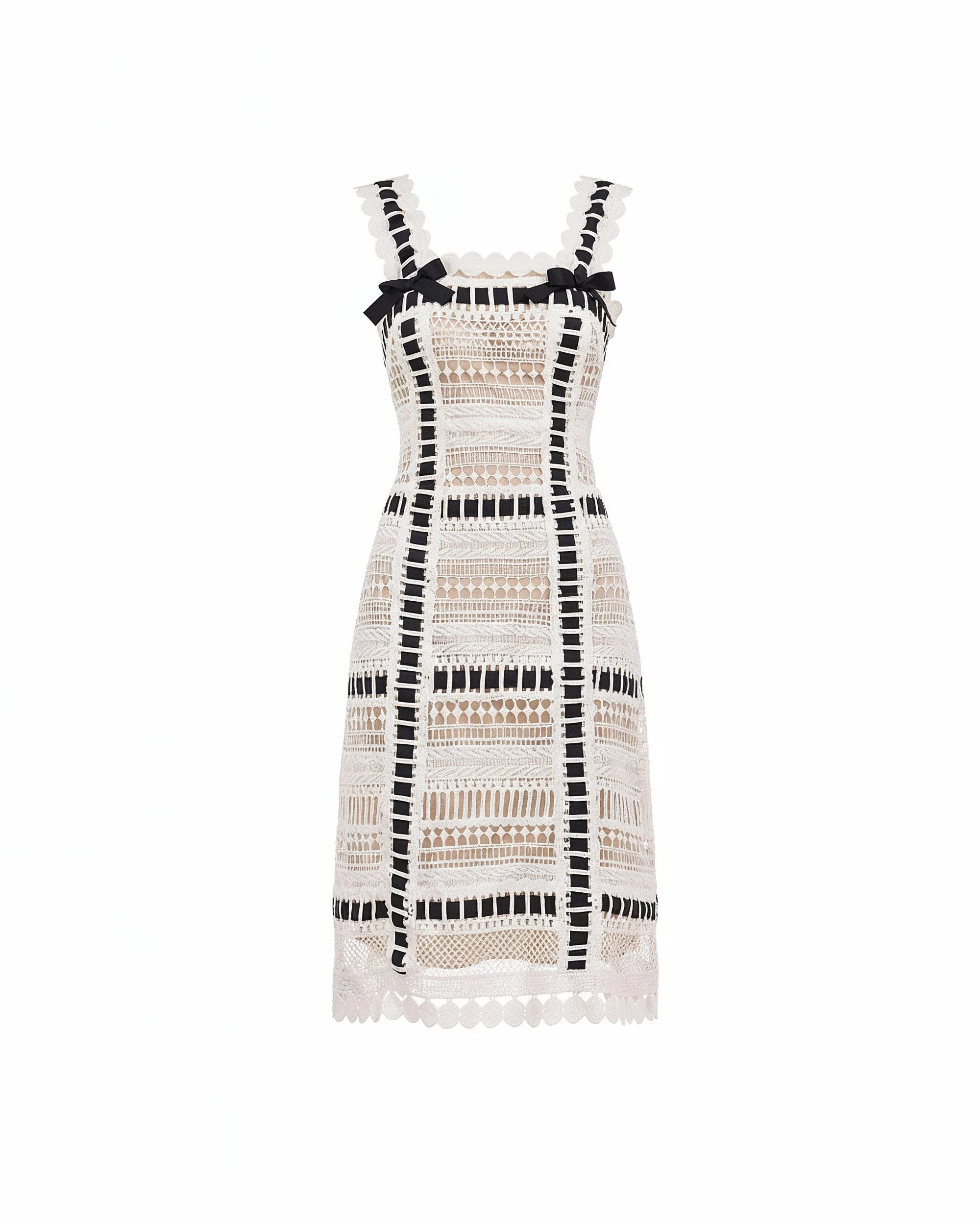 Gemy Maalouf Ribbon Detail Midi Dress Gemy Maalouf Ribbon Detail Midi Dress