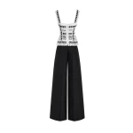 Gemy Maalouf Ribbon Detail Peplum Set