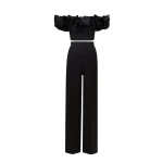 Gemy Maalouf Ruffled Crepe Set Gemy Maalouf Ruffled Crepe Set