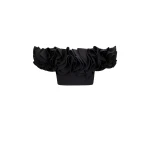 Gemy Maalouf Ruffled Crop Top Gemy Maalouf Ruffled Crop Top
