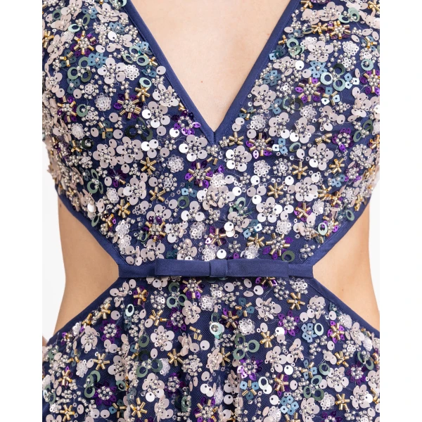 Gemy Maalouf Side and Back Cut-Out Dress, view 4