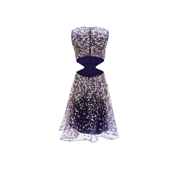Gemy Maalouf Side and Back Cut-Out Dress, view 5