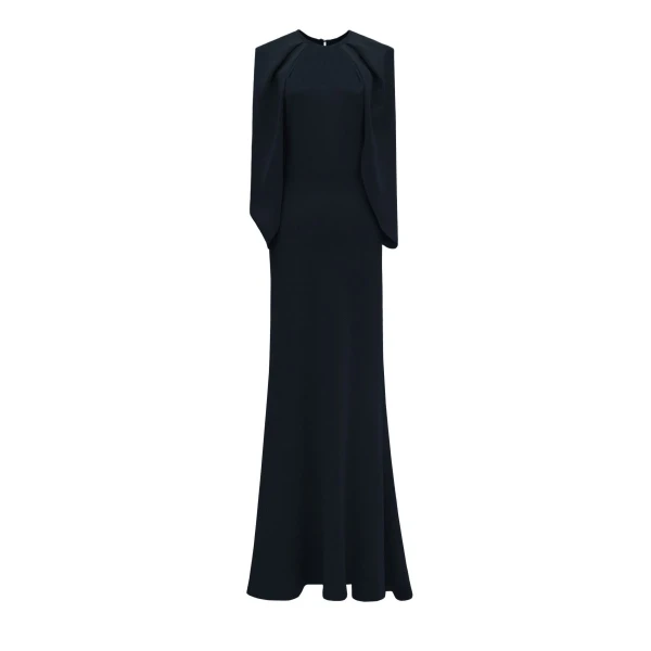 Gemy Maalouf Slim Cut Black Dress, view 5