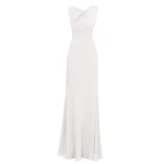 Gemy Maalouf Slim-Cut Cream Dress Gemy Maalouf Slim-Cut Cream Dress