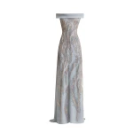 Gemy-Maalouf-Slim-Cut-Dress-with-Long-Cape-coveti17544_nobg Gemy Maalouf Slim-Cut Dress with Long Cape