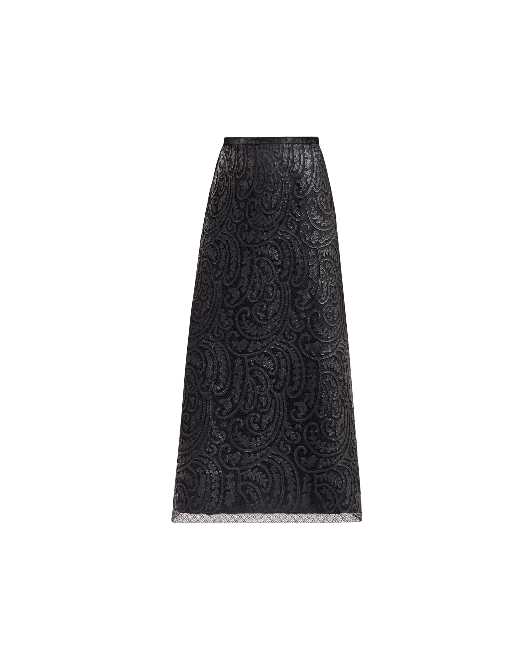 Gemy Maalouf Split V-Neck Lace Set Gemy Maalouf Split V-Neck Lace Set