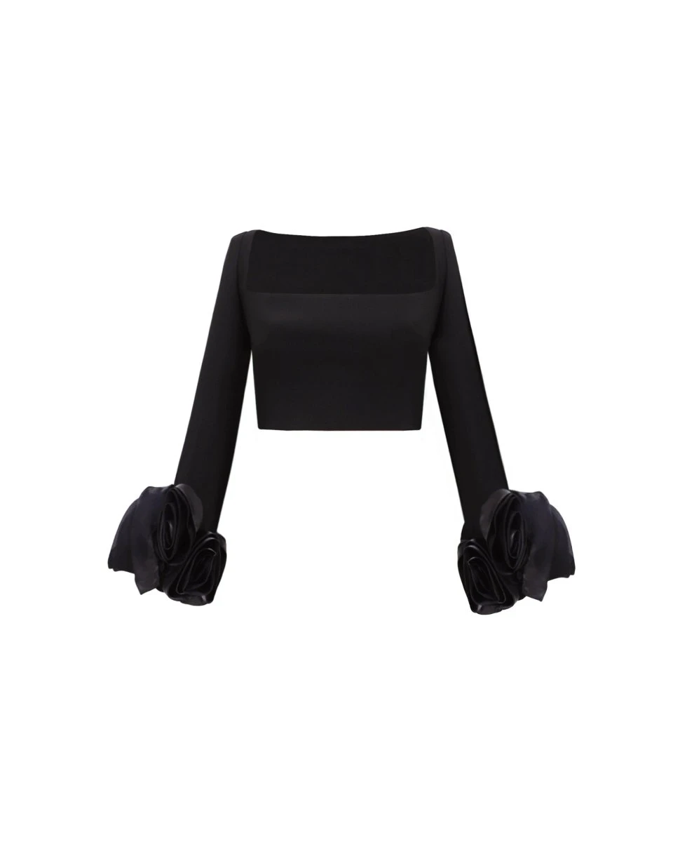 Gemy Maalouf Squared Neckline Top Gemy Maalouf Squared Neckline Top
