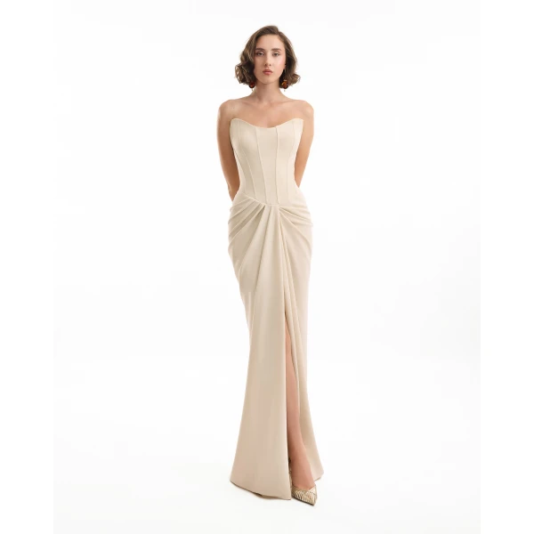 Gemy Maalouf Strapless Corset Dress, view 2