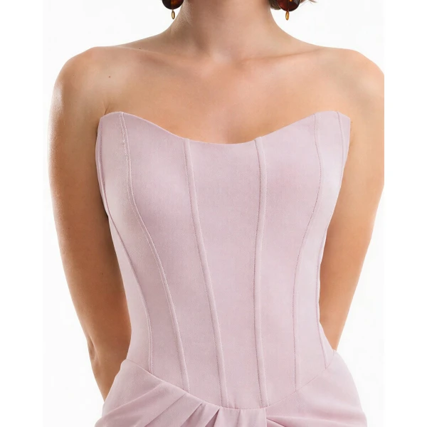 Gemy Maalouf Strapless Corset Dress, view 4