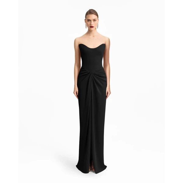 Gemy Maalouf Strapless Draped Dress, view 2