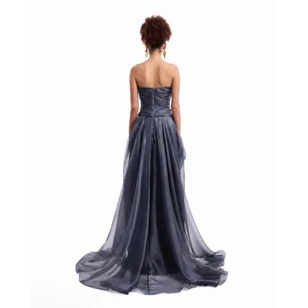 Gemy Maalouf Strapless Draped Dress, view 3