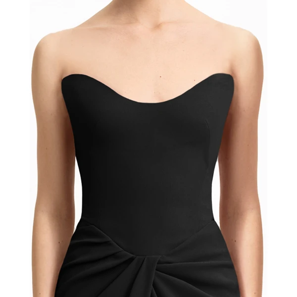 Gemy Maalouf Strapless Draped Dress, view 4