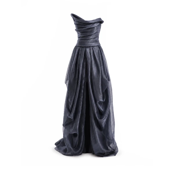 Gemy Maalouf Strapless Draped Dress, view 5