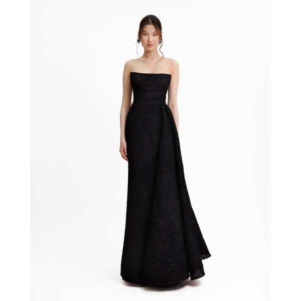 Gemy Maalouf Strapless Dress With a Draped Skirt, view 2