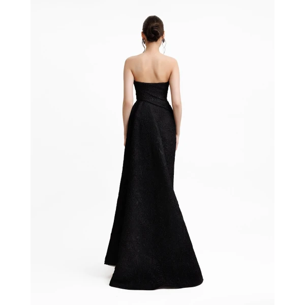 Gemy Maalouf Strapless Dress With a Draped Skirt, view 3