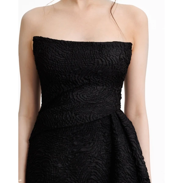 Gemy Maalouf Strapless Dress With a Draped Skirt, view 4