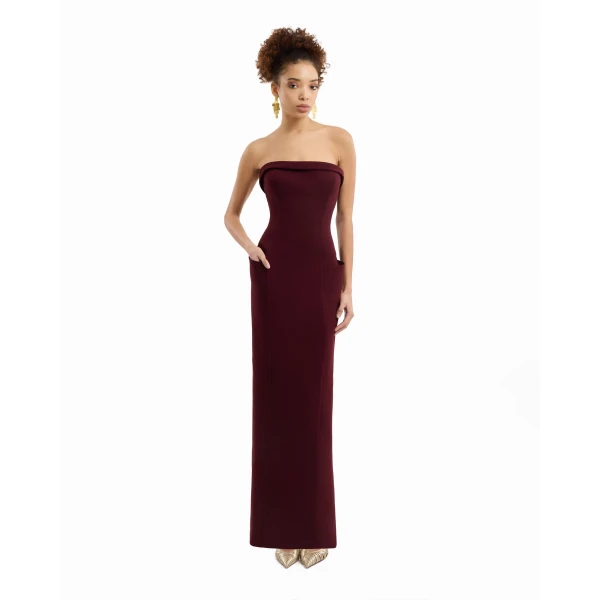 Gemy Maalouf Strapless Long Dress, view 2