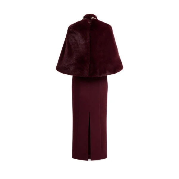 Gemy Maalouf Strapless Midi Dress with Bolero, view 6