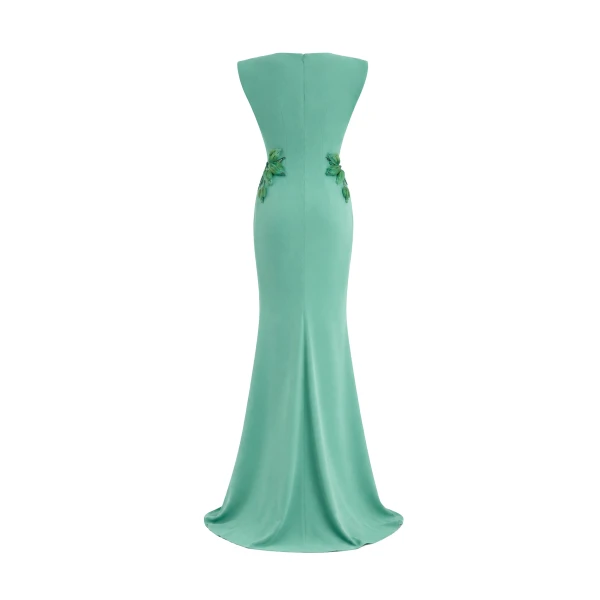 Gemy Maalouf Structured Neckline Dress, view 5