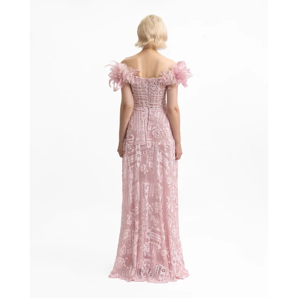 Gemy Maalouf Structured Underskirt Dress, view 3