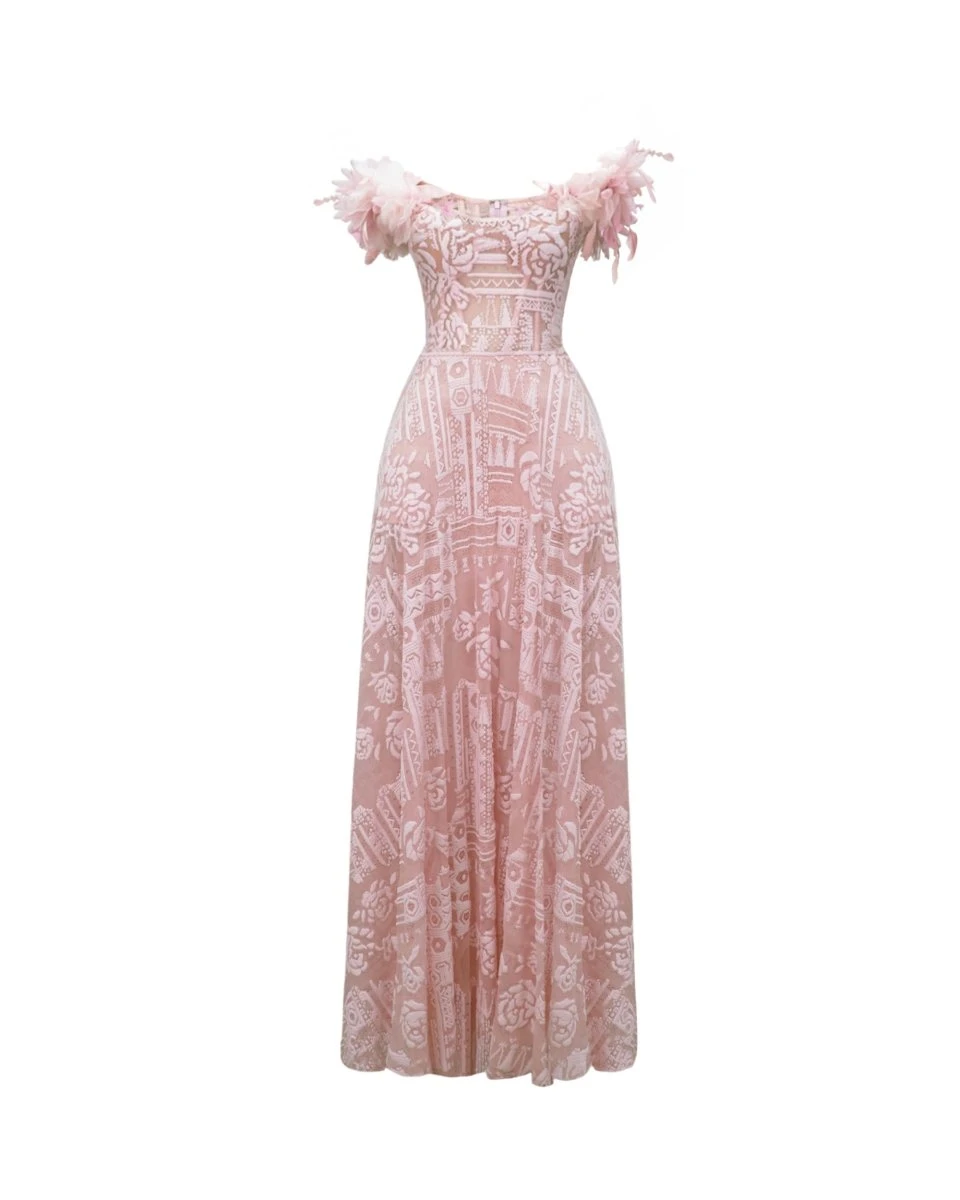 Gemy Maalouf Structured Underskirt Dress Gemy Maalouf Structured Underskirt Dress