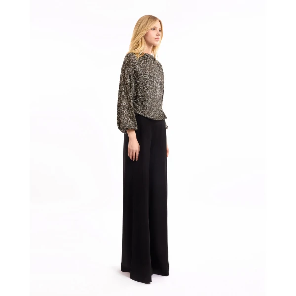 Gemy Maalouf Studded Top with Trousers, view 3