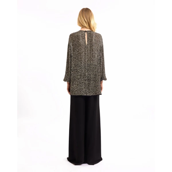 Gemy Maalouf Studded Top with Trousers, view 4