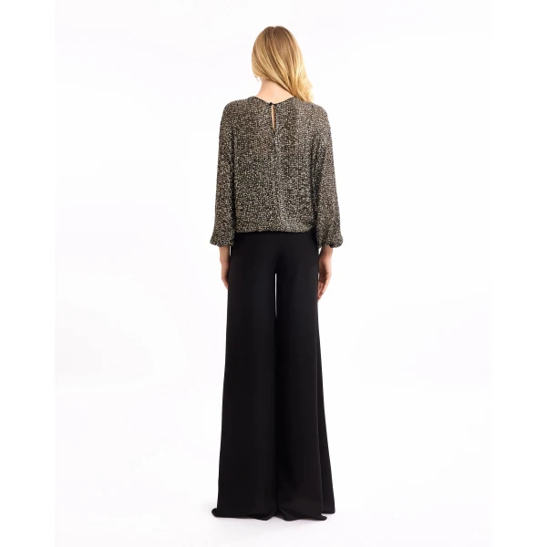 Gemy Maalouf Studded Top with Trousers, view 4