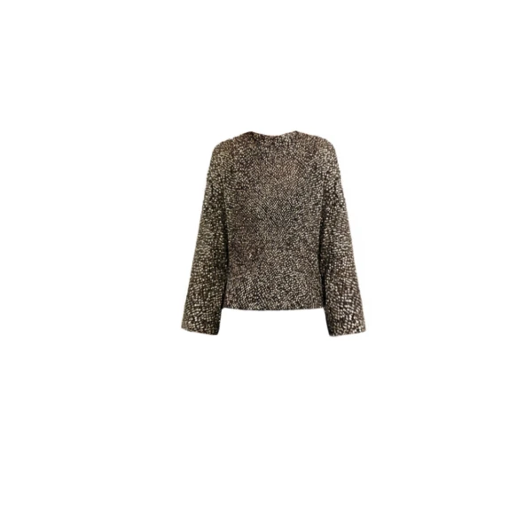 Gemy Maalouf Studded Top with Trousers, view 6