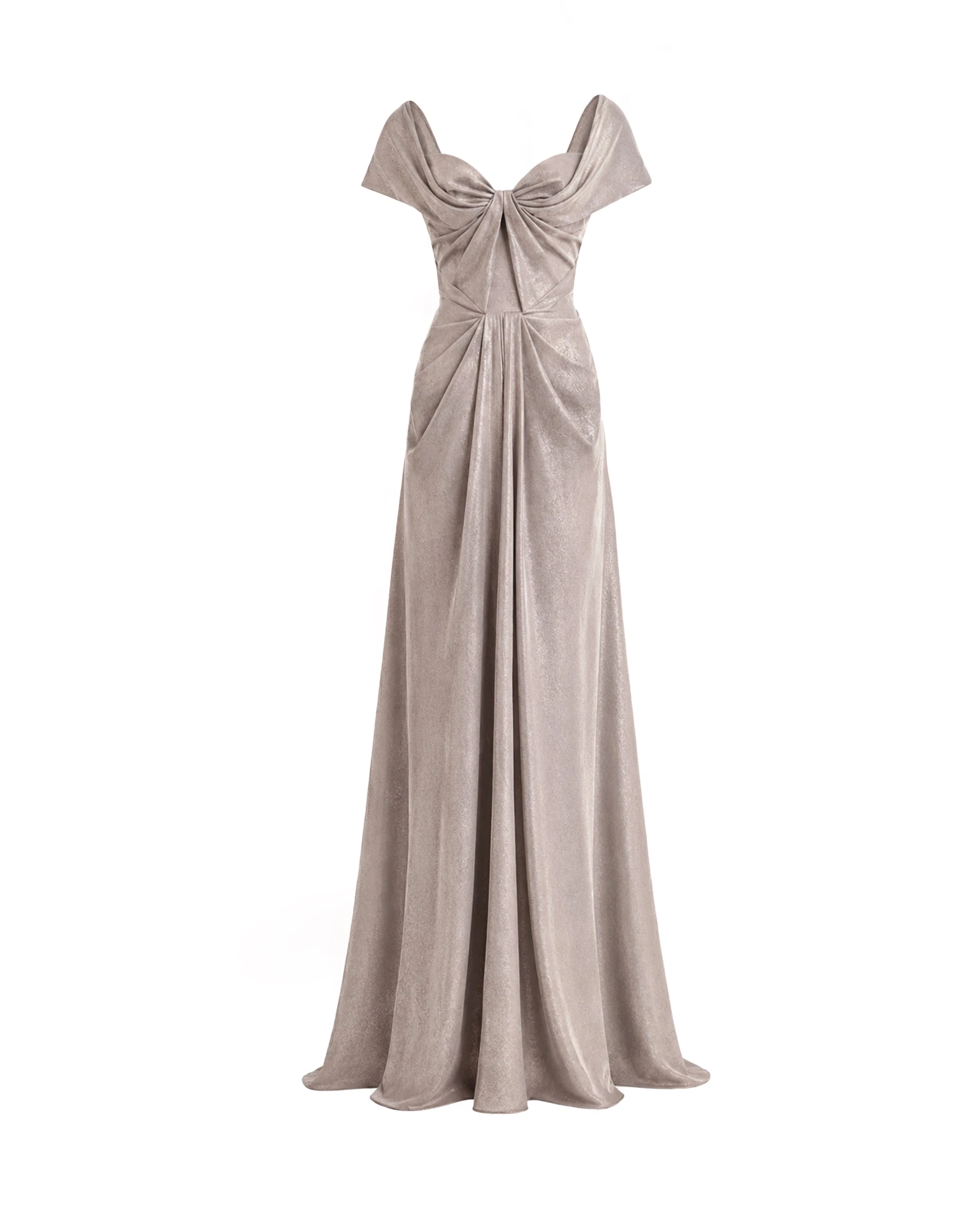 Gemy Maalouf Sweetheart Draped Long Dress Gemy Maalouf Sweetheart Draped Long Dress