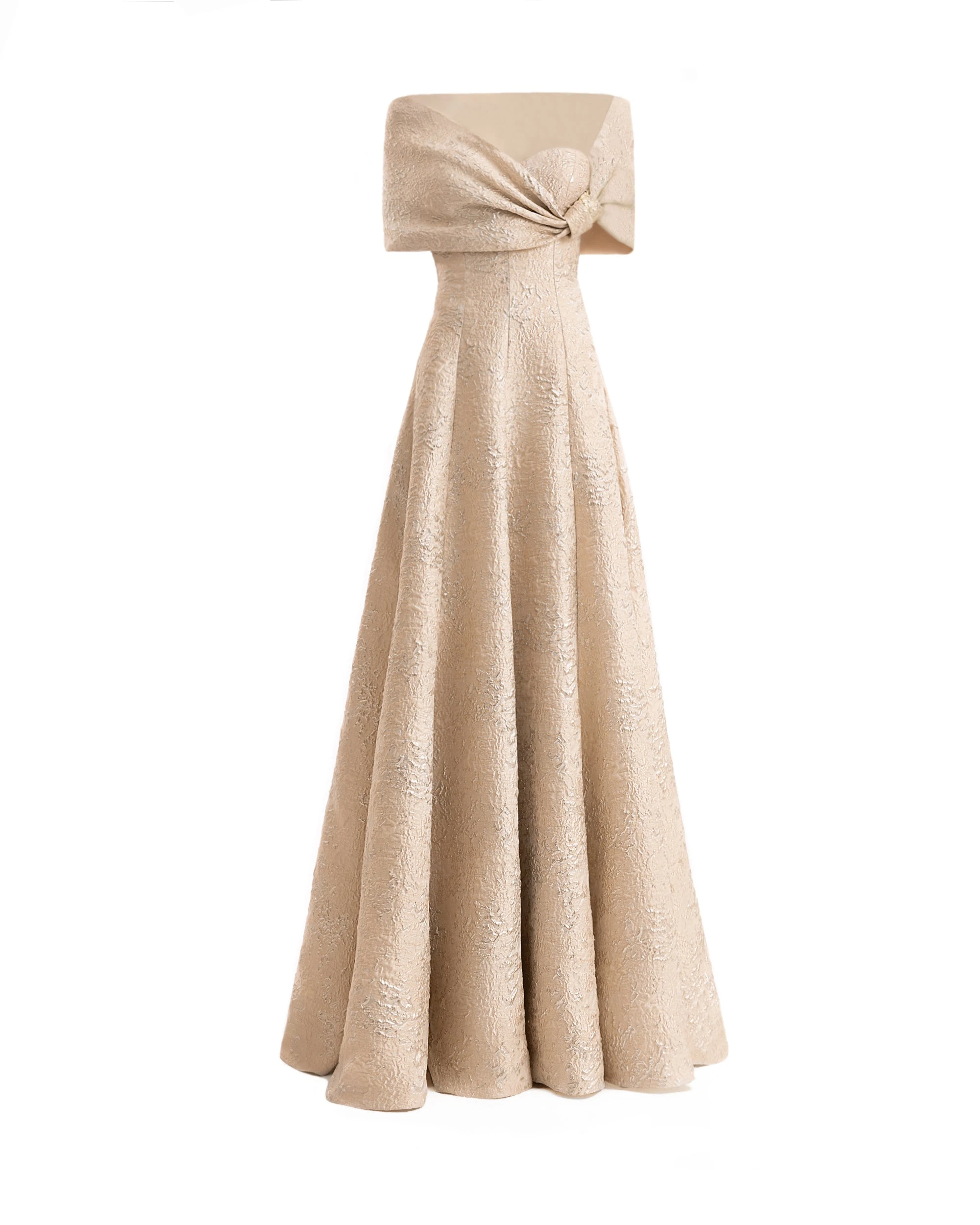 Gemy Maalouf Sweetheart Off-Shoulder Jacquard Dress Gemy Maalouf Sweetheart Off-Shoulder Jacquard Dress