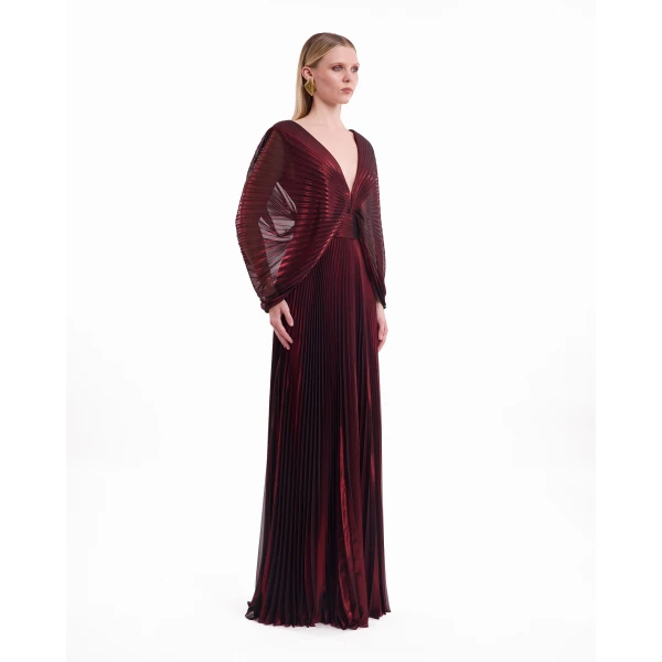 Gemy Maalouf V-Neck Batwing Dress, view 3