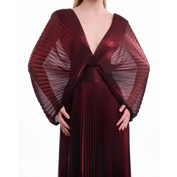 Gemy Maalouf V-Neck Batwing Dress, view 5