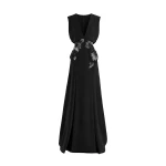 Gemy Maalouf V-Neck Beaded Dress Gemy Maalouf V-Neck Beaded Dress