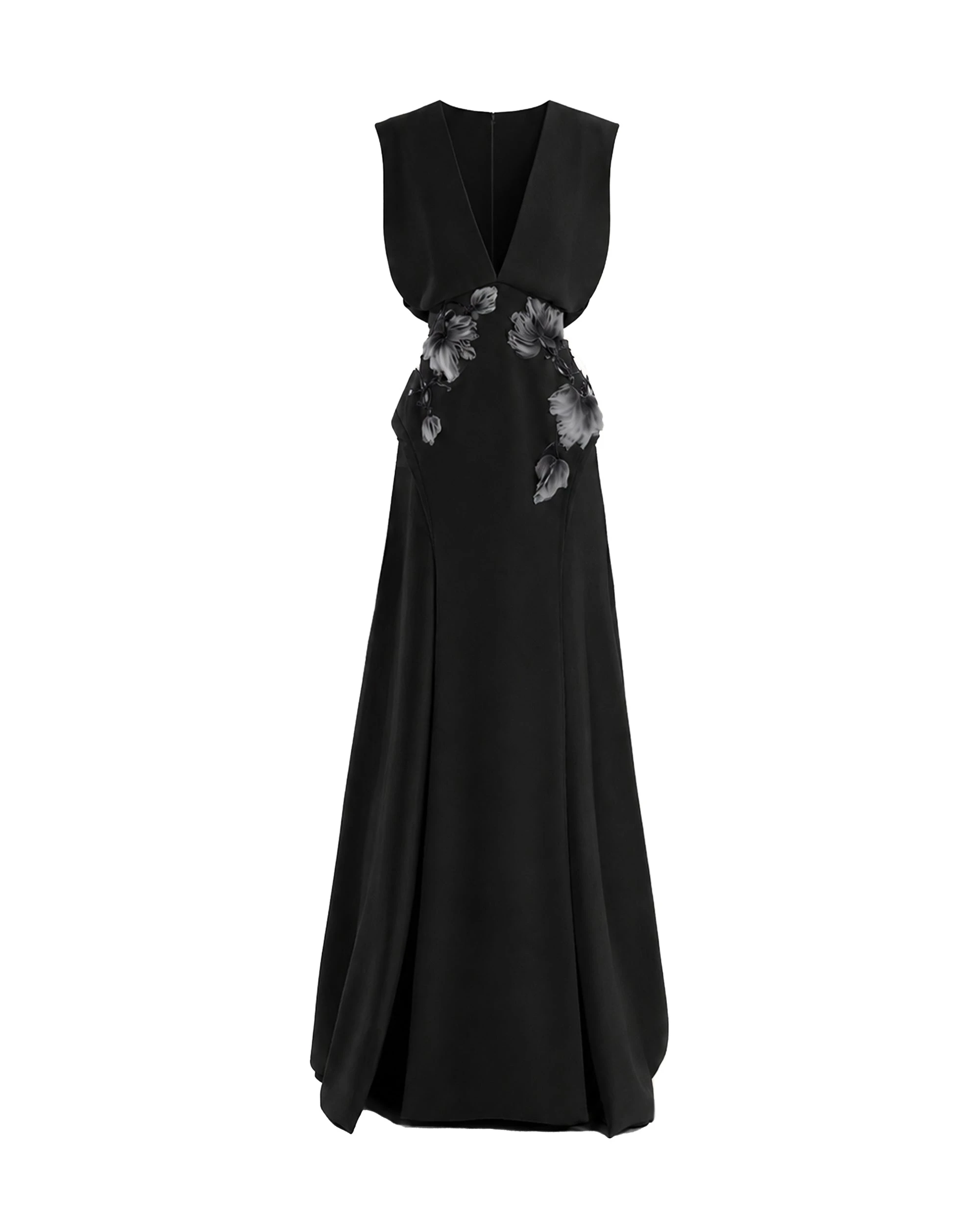 Gemy Maalouf V-Neck Beaded Dress Gemy Maalouf V-Neck Beaded Dress